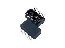 100/1000 Base-T 48 Pin Çift Portlu Manyetik Ağ Modülleri LAN Telekom Transformörü